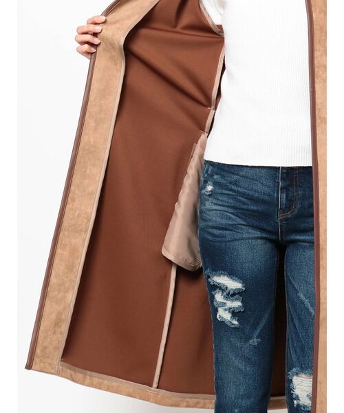 RESEXXY（リゼクシー）の「スエードタッチコート（その他アウター・レディース・ベージュ/ブラウン/カーキ・FREE）」の18枚目の写真