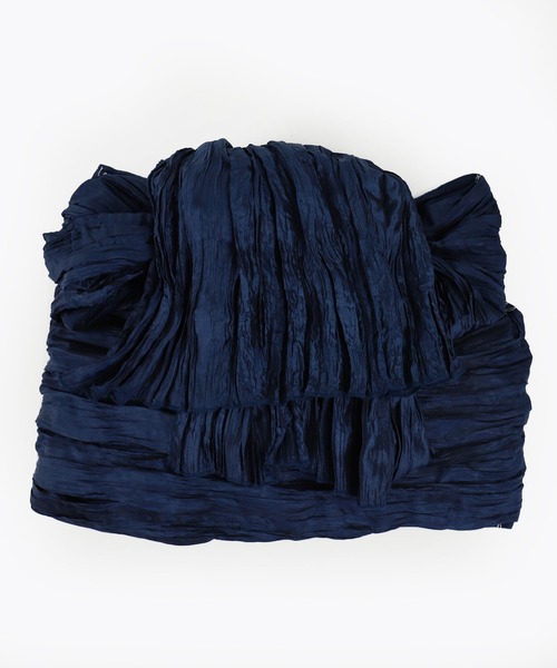 ゆかた館グレース（ユカタカングレース）の「兵児帯の作り帯（和装小物・レディース・ブラック/パープル/ネイビー/サックスブルー/ピンク/オレンジ/ブルー/エメラルド/ターメリック/グリーン/レッド/ワインレッド/マスタード/グレイッシュベージュ/ホワイト/ライトイエロー/コーラルピンク/ラベンダー・FREE）」の7枚目の写真