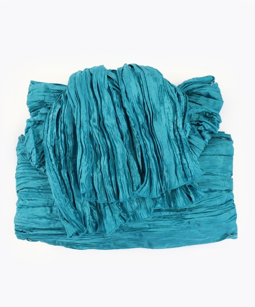 ゆかた館グレース（ユカタカングレース）の「兵児帯の作り帯（和装小物・レディース・ブラック/パープル/ネイビー/サックスブルー/ピンク/オレンジ/ブルー/エメラルド/ターメリック/グリーン/レッド/ワインレッド/マスタード/グレイッシュベージュ/ホワイト/ライトイエロー/コーラルピンク/ラベンダー・FREE）」の6枚目の写真