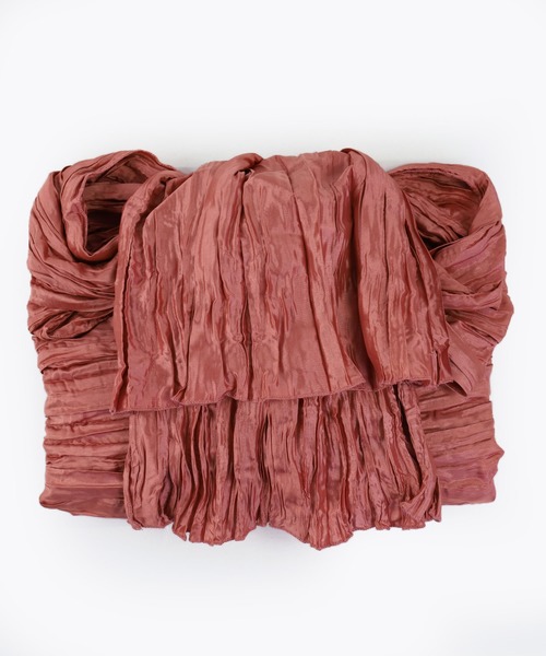 ゆかた館グレース（ユカタカングレース）の「兵児帯の作り帯（和装小物・レディース・ブラック/パープル/ネイビー/サックスブルー/ピンク/オレンジ/ブルー/エメラルド/ターメリック/グリーン/レッド/ワインレッド/マスタード/グレイッシュベージュ/ホワイト/ライトイエロー/コーラルピンク/ラベンダー・FREE）」の15枚目の写真