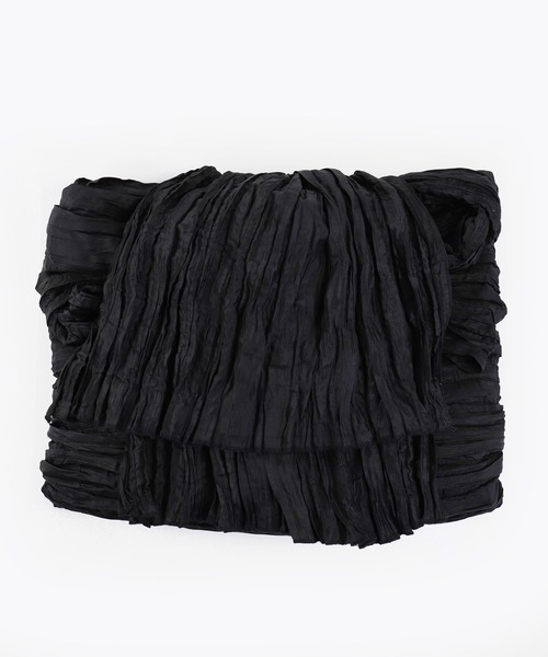 ゆかた館グレース（ユカタカングレース）の「兵児帯の作り帯（和装小物・レディース・ブラック/パープル/ネイビー/サックスブルー/ピンク/オレンジ/ブルー/エメラルド/ターメリック/グリーン/レッド/ワインレッド/マスタード/グレイッシュベージュ/ホワイト/ライトイエロー/コーラルピンク/ラベンダー・FREE）」の3枚目の写真