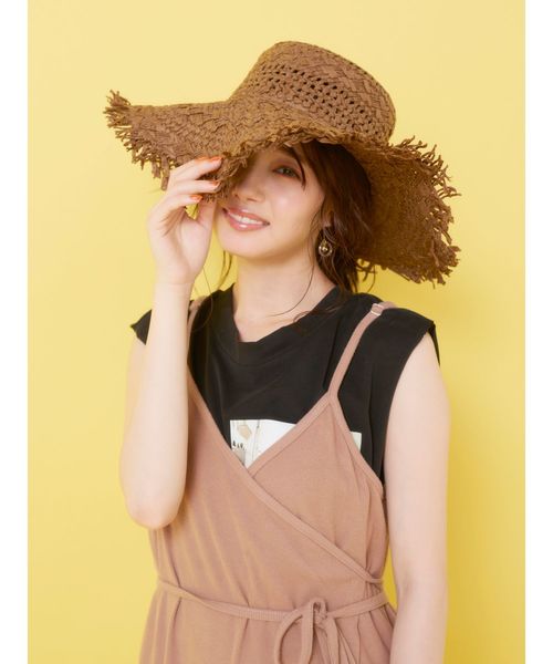 Now me. by NYLON JAPAN（ナウミーバイナイロンジャパン）の「【市川美織コラボ】カシュクールデザインワン（ワンピース・レディース・ブラック/ブラウン・FREE）」の7枚目の写真