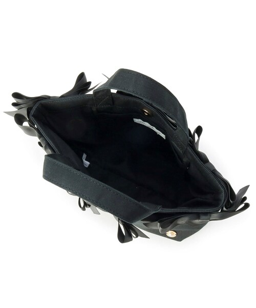 couture brooch（クチュールブローチ）の「【メニーリボンシリーズ】メニーリボントート（トートバッグ・レディース・ブラック/ベージュ/サンドベージュ・00）」の7枚目の写真