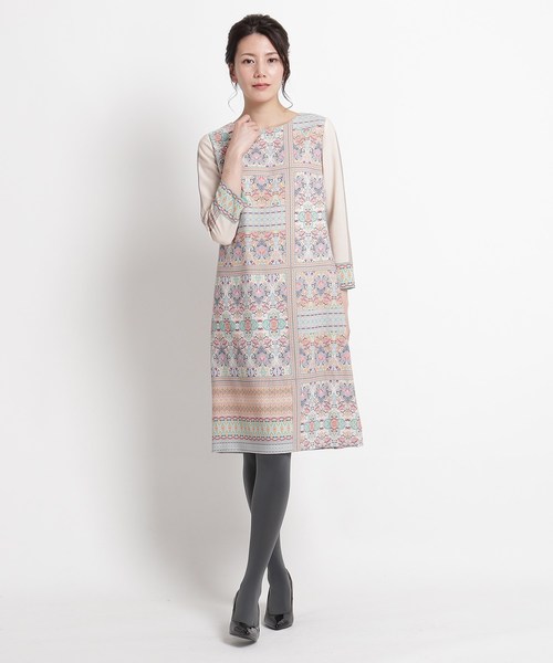 セール ローランドスカーフサックワンピース 545 02 をセール価格で購入できます World ワンピース ドレス Online ローランドスカーフサックワンピース ワンピース 洗える Sunauna スーナウーナ のファッション