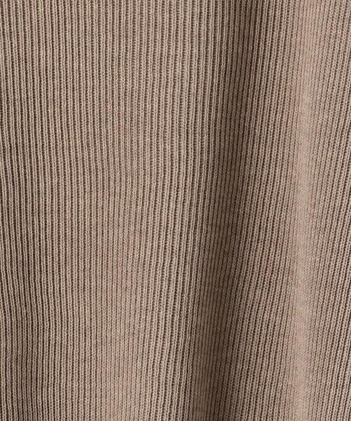 BEAUTY&YOUTH UNITED ARROWS（ビューティーアンドユースユナイテッドアローズ）の「BY 畦ディープVネックロングスリーブニットプルオーバー -ウォッシャブル-（ニット/セーター・レディース・モカ/ブラック/オフホワイト・FREE）」の13枚目の写真