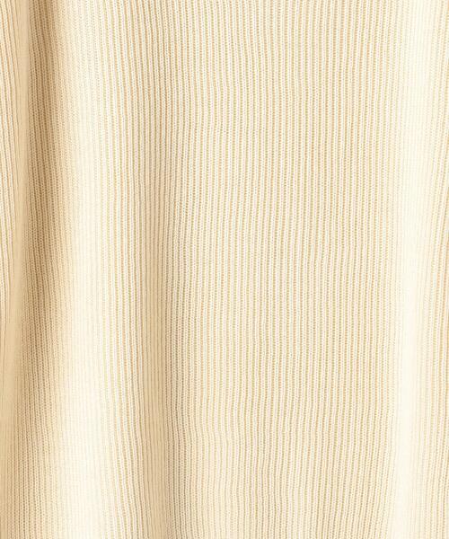 BEAUTY&YOUTH UNITED ARROWS（ビューティーアンドユースユナイテッドアローズ）の「BY 畦ディープVネックロングスリーブニットプルオーバー -ウォッシャブル-（ニット/セーター・レディース・モカ/ブラック/オフホワイト・FREE）」の21枚目の写真