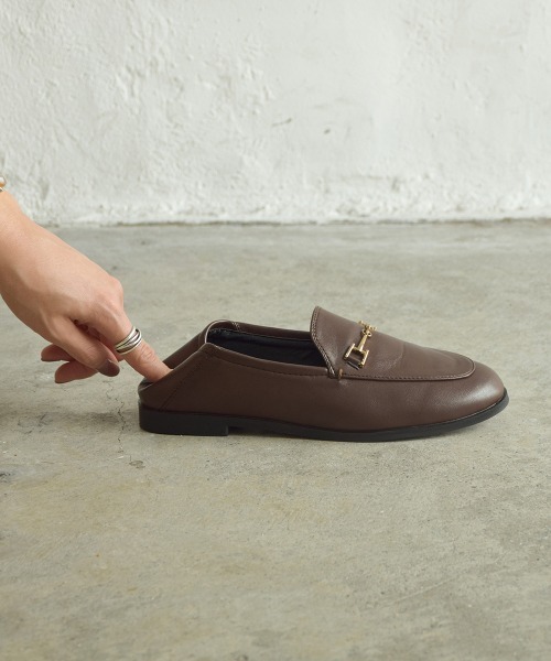 tukn.（トゥクン）の「【tukn.】 ビットローファー/感動ローファー　パンプス　柔らかい履き心地（ローファー・レディース・ブラック/ブラウン/アイボリー・LL/S/M/L/24.5cm/24.0cm/22.5cm/23.5cm/23.0cm/25.0cm）」の21枚目の写真