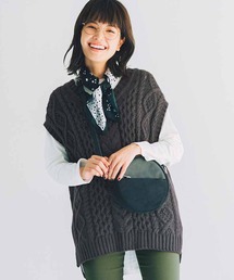 リブ　イン　コンフォート　着るだけで旬バランス！　ざっくり編みのニットベストセット