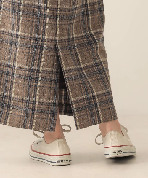 Bab（バブ）の「【WEB限定】チェックタイトスカート（スカート・レディース・ネイビー/ブラウン・38）」の6枚目の写真