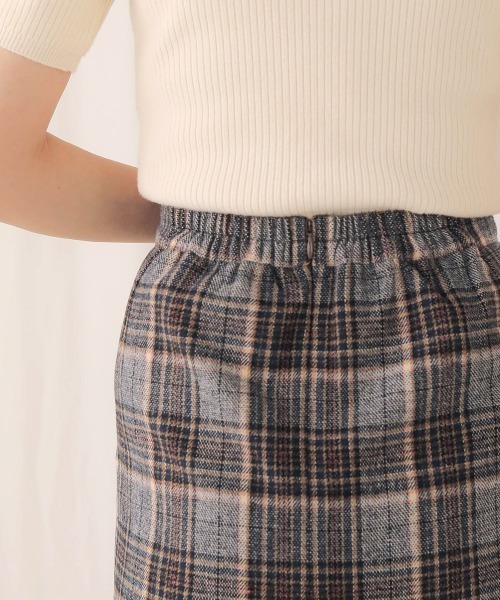 Bab（バブ）の「【WEB限定】チェックタイトスカート（スカート・レディース・ネイビー/ブラウン・38）」の18枚目の写真