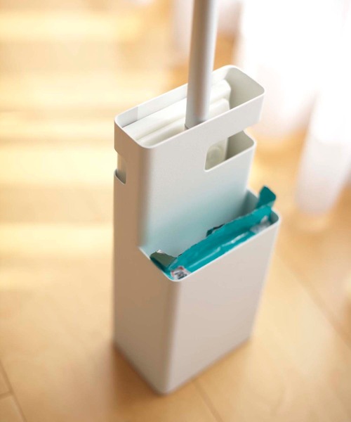 JACK & MARIE(ジャックアンドマリー)の「DUO フローリングワイパースタンド (デュオ )(掃除グッズ・メンズ・ブラック/ホワイト・ONE SIZE)」の4枚目の写真