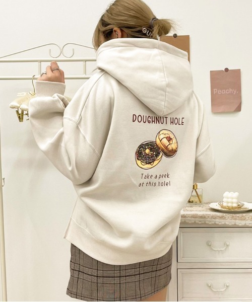 apres jour（アプレジュール）の「アソートフーディー【ZOZOTOWN限定アイテム】（パーカー・レディース・アイボリー/ホワイト系その他/ブラック/クリーム/ダークブルー/ミント/ブラック系その他/ダークブラウン/ラベンダー/スモークピンク・フリー/X-LARGE）」の17枚目の写真