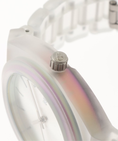 NIXON(ニクソン)の「NIXON Time Teller Acetate Clear/Silver S(アナログ腕時計・レディース・シルバー・FREE)」の9枚目の写真