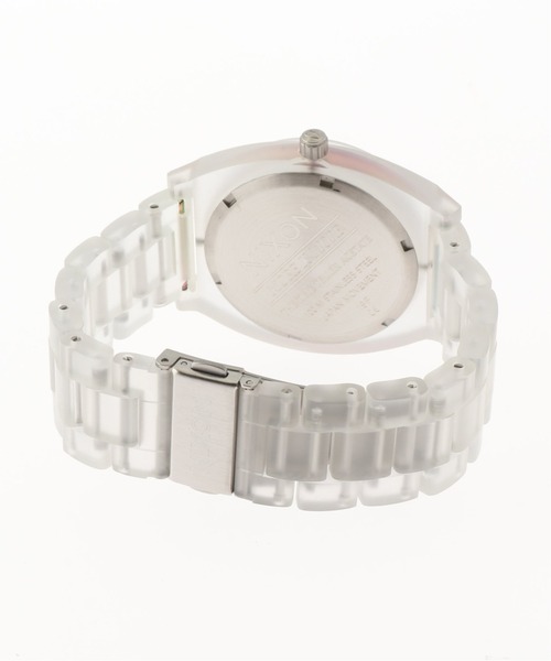 NIXON(ニクソン)の「NIXON Time Teller Acetate Clear/Silver S(アナログ腕時計・レディース・シルバー・FREE)」の8枚目の写真
