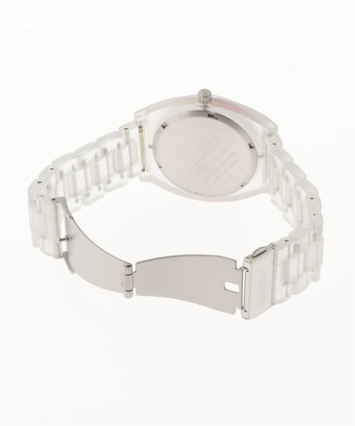 NIXON(ニクソン)の「NIXON Time Teller Acetate Clear/Silver S(アナログ腕時計・レディース・シルバー・FREE)」の2枚目の写真