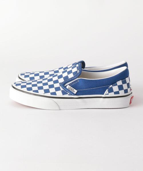 VANS（バンズ）の「EX VANS CHK SLIPON 19cm-21cm（スニーカー・キッズ・コバルトブルー・21cm/20cm/19cm）」の3枚目の写真