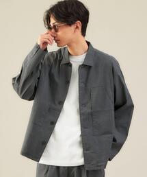 green label relaxing（グリーンレーベルリラクシング）の「CM キュプラ リネン コード シャツ ブルゾン（シャツ/ブラウス）」