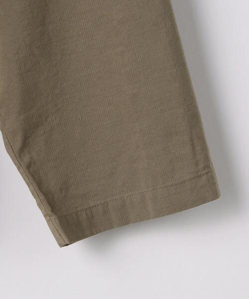 green label relaxing(グリーンレーベルリラクシング)の「CM キュプラ リネン コード シャツ ブルゾン(シャツ/ブラウス・メンズ・ライトグレー/ダークグリーン/モカ・S/M/L/XL)」の9枚目の写真