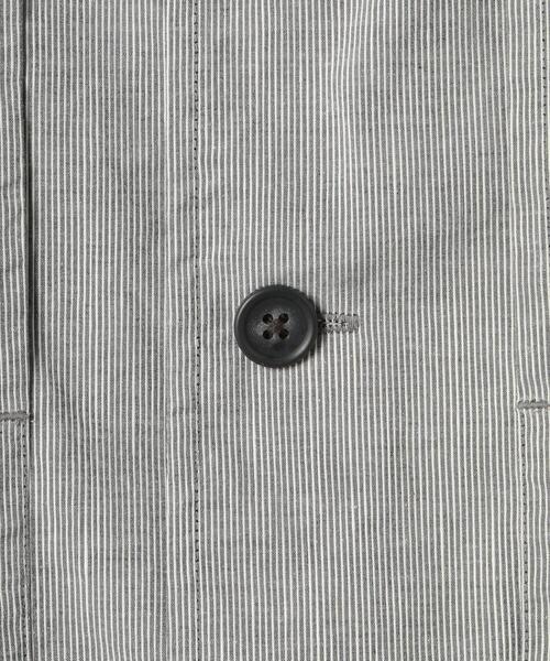 green label relaxing(グリーンレーベルリラクシング)の「CM キュプラ リネン コード シャツ ブルゾン(シャツ/ブラウス・メンズ・ライトグレー/ダークグリーン/モカ・S/M/L/XL)」の15枚目の写真