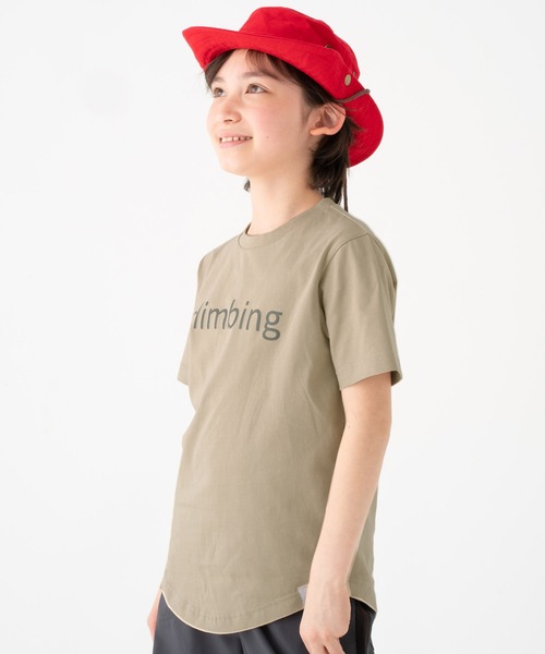 KRIFF MAYER Kid's Collection（クリフメイヤーキッズコレクション）の「LUCK楽TEE(climb)（Tシャツ/カットソー・キッズ・ベージュ/サックスブルー/チャコール/オフホワイト・130/120/150/140/160/170）」の11枚目の写真