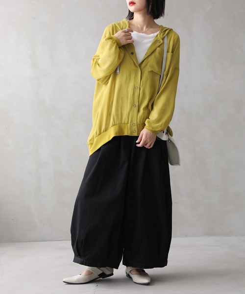 osharewalker（オシャレウォーカー）の「【廃盤】『タックボリュームチノパンツ』（チノパンツ・レディース・ベージュ/カーキ/ブラック・FREE）」の11枚目の写真