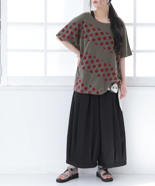 osharewalker（オシャレウォーカー）の「【廃盤】『タックボリュームチノパンツ』（チノパンツ・レディース・ベージュ/カーキ/ブラック・FREE）」の20枚目の写真