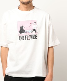 BACK NUMBER | 【BACK NUMBER】イラストプリントTシャツ(トチハラユミ)(Tシャツ/カットソー)