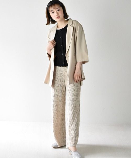 RETRO GIRL（レトロガール）の「金釦テーラードジャケット（テーラードジャケット・レディース・ブルー/ブラック/ライトベージュ/ライトブルー/オレンジ系その他・FREE）」の15枚目の写真