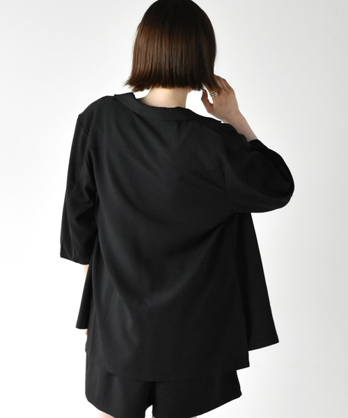 RETRO GIRL（レトロガール）の「金釦テーラードジャケット（テーラードジャケット・レディース・ブルー/ブラック/ライトベージュ/ライトブルー/オレンジ系その他・FREE）」の8枚目の写真