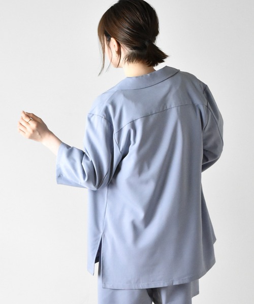 RETRO GIRL（レトロガール）の「金釦テーラードジャケット（テーラードジャケット・レディース・ブルー/ブラック/ライトベージュ/ライトブルー/オレンジ系その他・FREE）」の16枚目の写真