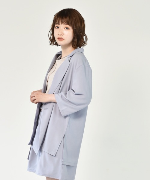 RETRO GIRL（レトロガール）の「金釦テーラードジャケット（テーラードジャケット・レディース・ブルー/ブラック/ライトベージュ/ライトブルー/オレンジ系その他・FREE）」の22枚目の写真