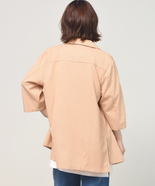 RETRO GIRL（レトロガール）の「金釦テーラードジャケット（テーラードジャケット・レディース・ブルー/ブラック/ライトベージュ/ライトブルー/オレンジ系その他・FREE）」の20枚目の写真