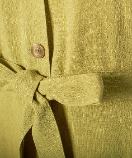 Futier land（フューティアランド）の「襟付きフロントボタンワンピース（ワンピース・レディース・ブラック/ブラウン/ライトグリーン/アイボリー・FREE）」の12枚目の写真