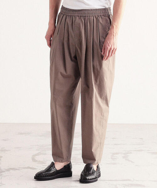 TOMORROWLAND （トゥモローランド）の「コットンタイプライター 3プリーツイージーパンツ（その他パンツ・メンズ・チャコールグレー/オレンジ/ブラウン/パープル・S/M）」の13枚目の写真