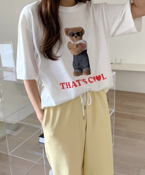 MINS MINIS（ミンスミニス）の「COOLクマTシャツ（Tシャツ
