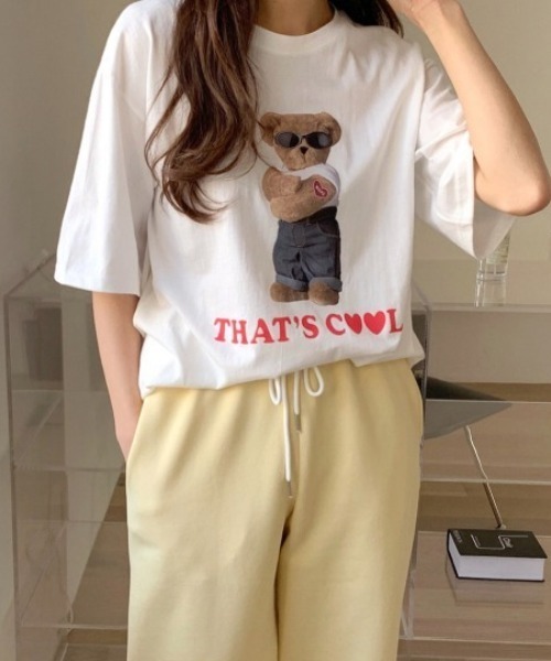 MINS MINIS（ミンスミニス）の「COOLクマTシャツ（Tシャツ
