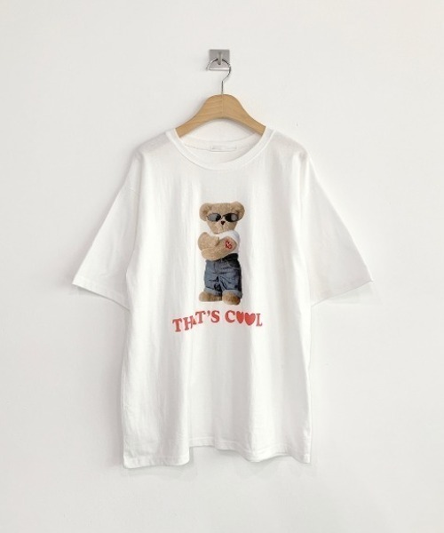 美品　Sensounico t.b Tシャツ ホワイト　 クマ　カットソー Tシャツ/カットソー | Sensounico ONLINE STORE