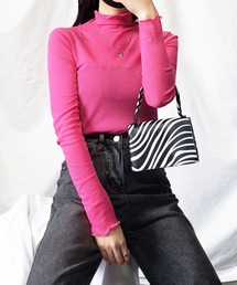 me+em select | シースルーハイネックメロートップス《 NEWカラー7色追加！ 》(Tシャツ/カットソー)