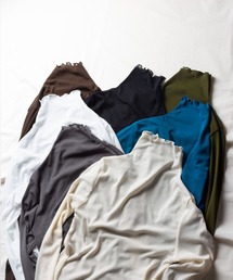 me+em select | シースルーハイネックメロートップス(Tシャツ/カットソー)