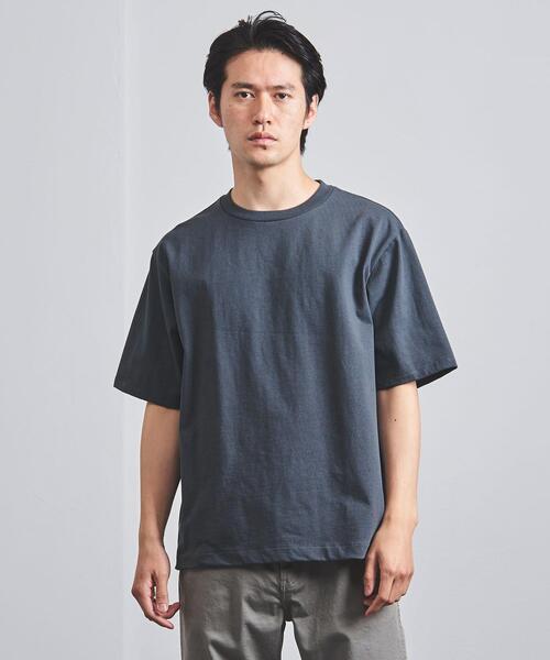 BLUE（ブルー）の「＜BLUE（ブルー）＞ オーガニック ヘヴィーウェイト Tシャツ（Tシャツ/カットソー・メンズ・ホワイト/ブラック/モカ/ケリー・LARGE/X-LARGE/MEDIUM/SMALL）」の4枚目の写真