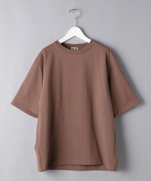 BLUE（ブルー）の「＜BLUE（ブルー）＞ オーガニック ヘヴィーウェイト Tシャツ（Tシャツ/カットソー・メンズ・ホワイト/ブラック/モカ/ケリー・LARGE/X-LARGE/MEDIUM/SMALL）」の11枚目の写真