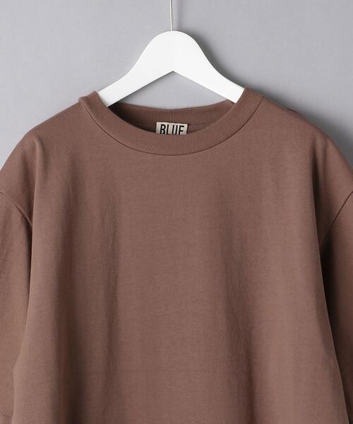 BLUE（ブルー）の「＜BLUE（ブルー）＞ オーガニック ヘヴィーウェイト Tシャツ（Tシャツ/カットソー・メンズ・ホワイト/ブラック/モカ/ケリー・LARGE/X-LARGE/MEDIUM/SMALL）」の15枚目の写真