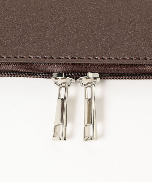 BEAMS LIGHTS（ビームスライツ）の「BEAMS LIGHTS / マイクロファイバー 13inch PCケース（クラッチバッグ・メンズ・ブラック/ブラウン・ONE SIZE）」の10枚目の写真