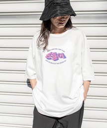 RASVOA | ハングル配色ステッチＴシャツ(Tシャツ/カットソー)