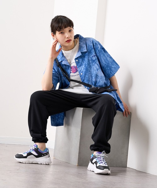 RASVOA（ラスボア）の「ハングル配色ステッチＴシャツ（Tシャツ/カットソー・レディース・オフホワイト/ブラック・FREE）」の10枚目の写真