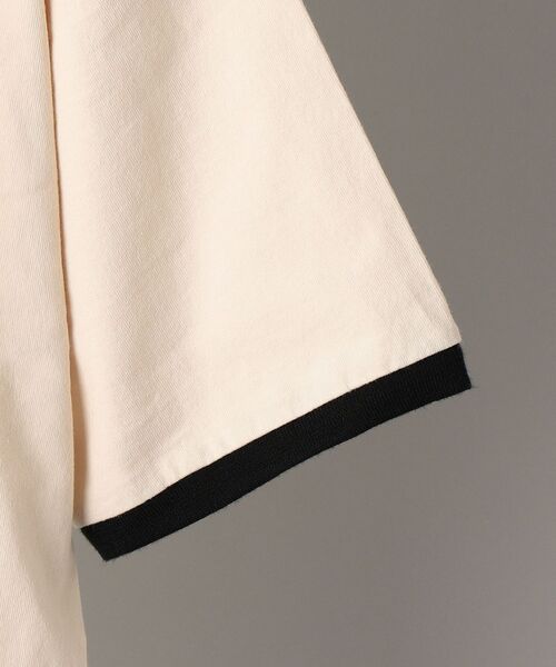 SHIPS（シップス）の「【WEB限定】SHIPS: Roots ビッグシルエット ピグメント加工 バイカラー ポロシャツ（ポロシャツ・メンズ・ネイビー/ブラック/オフホワイト・MEDIUM/LARGE）」の15枚目の写真