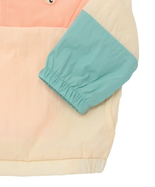 moimoln（モイモルン）の「【セットアップ】カラーブロックナイロンジャケット＆パンツ上下セット（ナイロンジャケット・キッズ・アクア/イエロー/オレンジ系その他・110cm/120cm/100cm/90cm/130cm）」の12枚目の写真