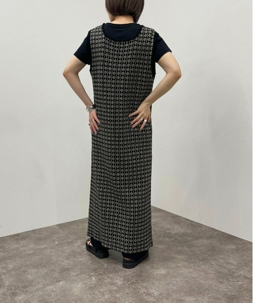 apres jour mignon（アプレジュールミニョン）の「ジャガードニットジレ 【ZOZOTOWN限定アイテム】（その他トップス・レディース・アイボリー/ブラック/オレンジ・X-LARGE/フリー）」の14枚目の写真