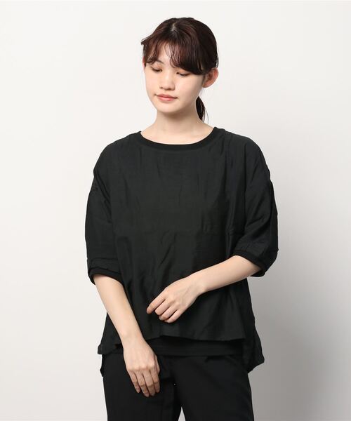 NAVY（ネイビー）の「アンサンブルプルオーバーシャツ（シャツ/ブラウス・レディース・ライトグレー/ブラック/ピンク・フリー）」の9枚目の写真
