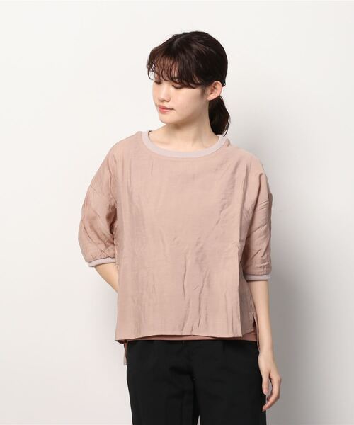 NAVY（ネイビー）の「アンサンブルプルオーバーシャツ（シャツ/ブラウス・レディース・ライトグレー/ブラック/ピンク・フリー）」の7枚目の写真